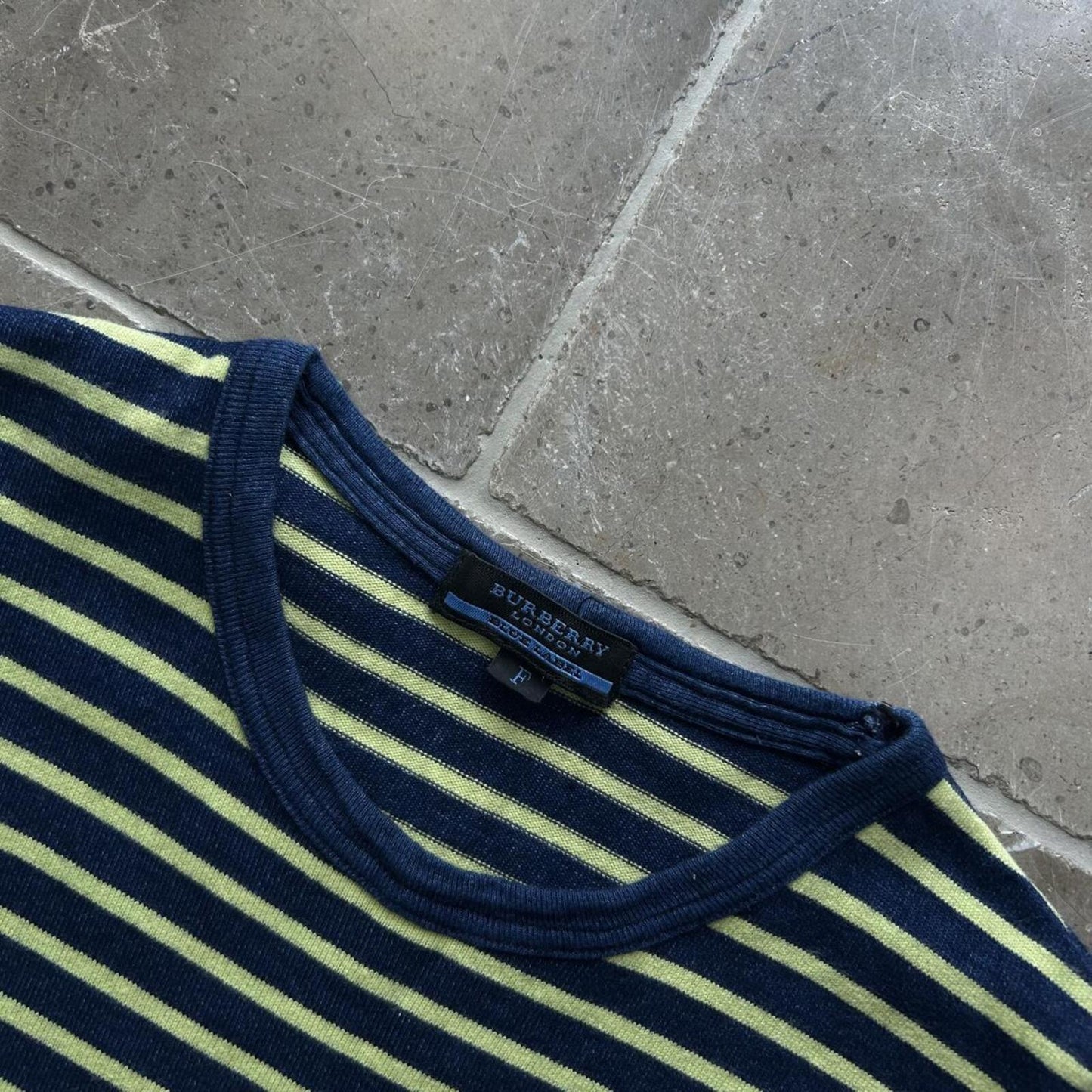 Burberry Blue Label Striped T Shirt S