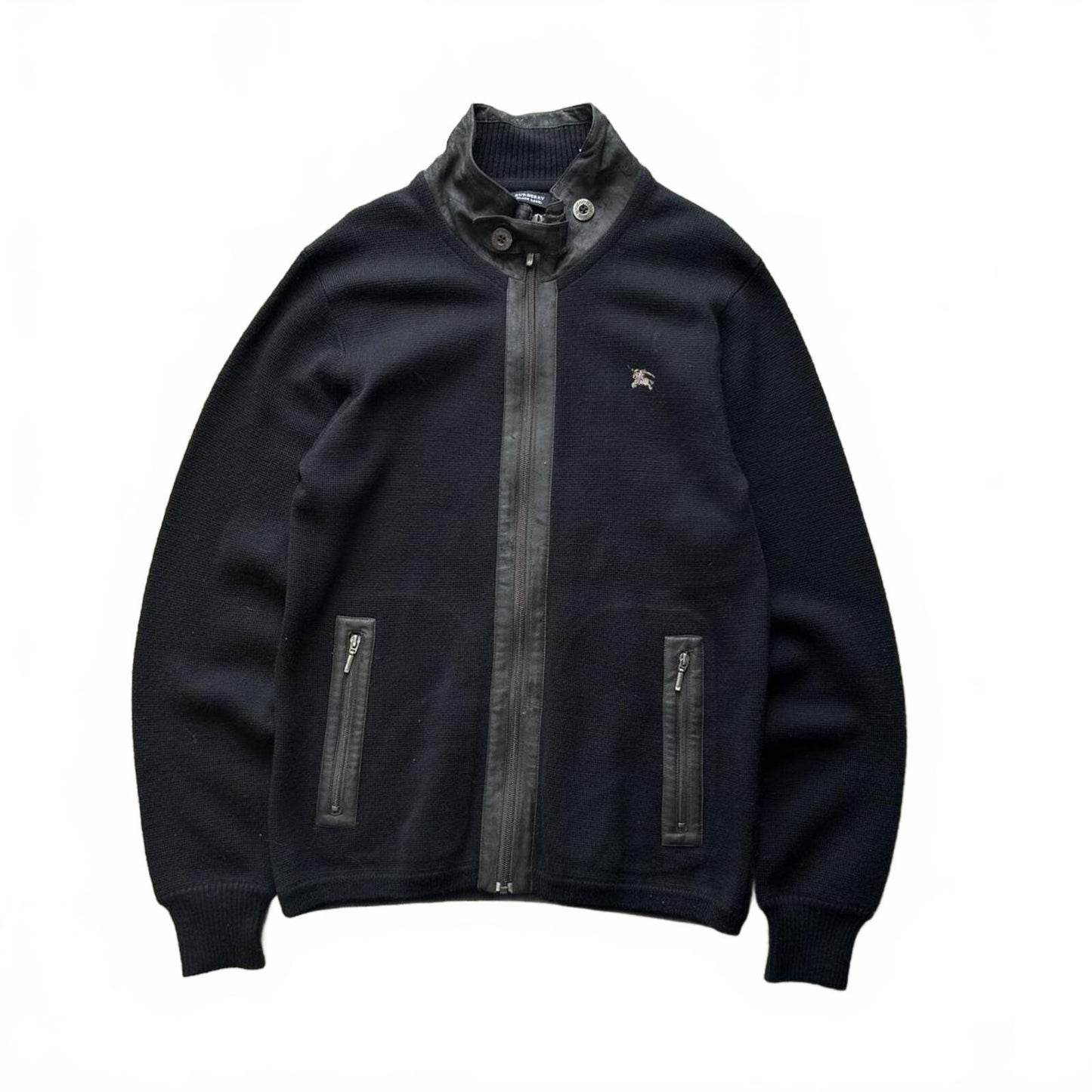 Burberry Black Label Knit Zip Up Jumper S
