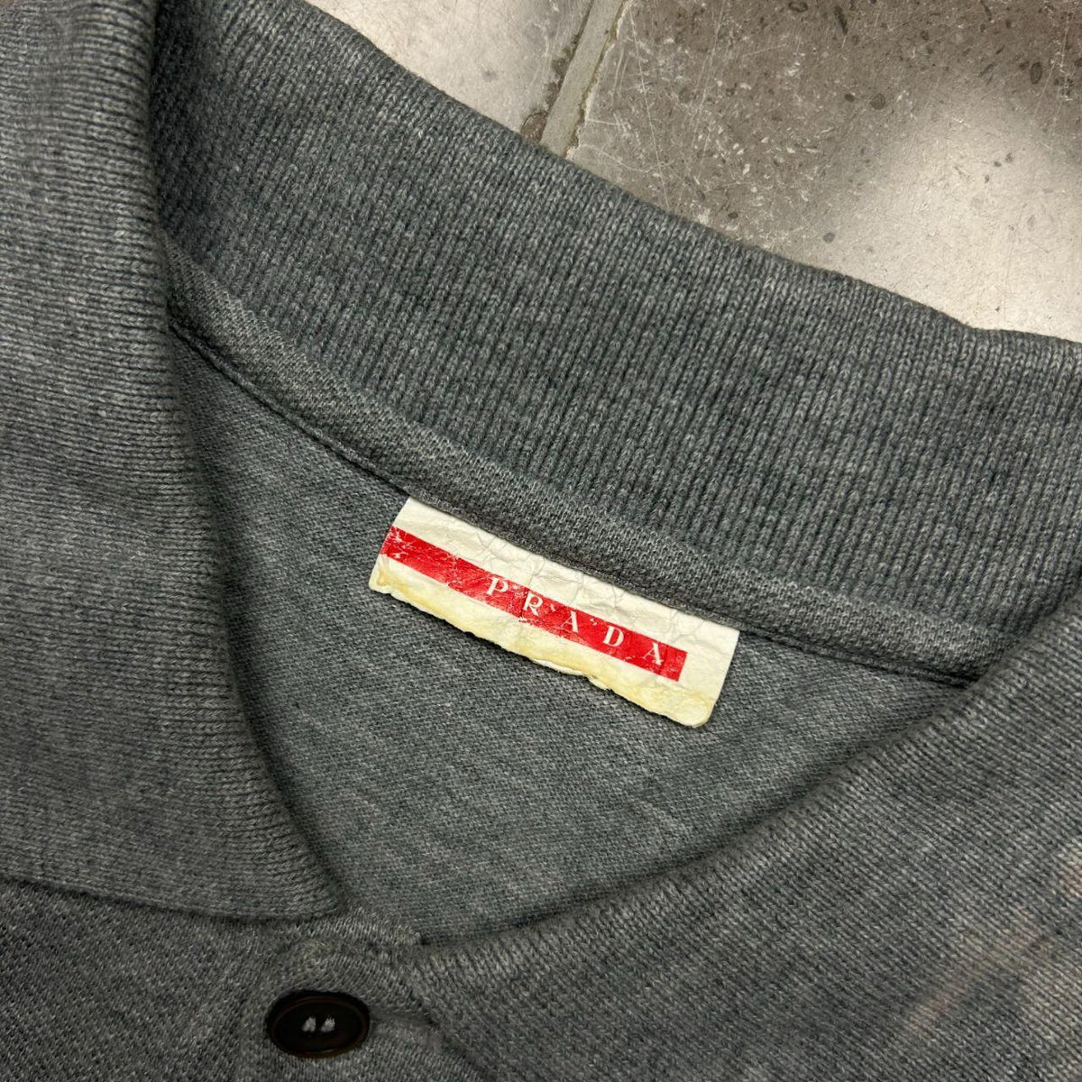 Vintage Prada Luna Rossa Polo Shirt L
