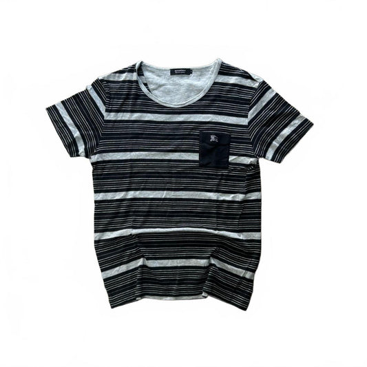 Burberry Black Label Striped Pocket T Shirt S