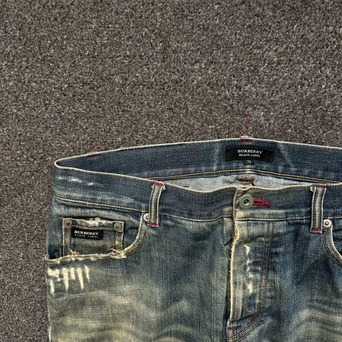 Vintage Burberry Black Label Relaxed Straight Jeans W32 L32