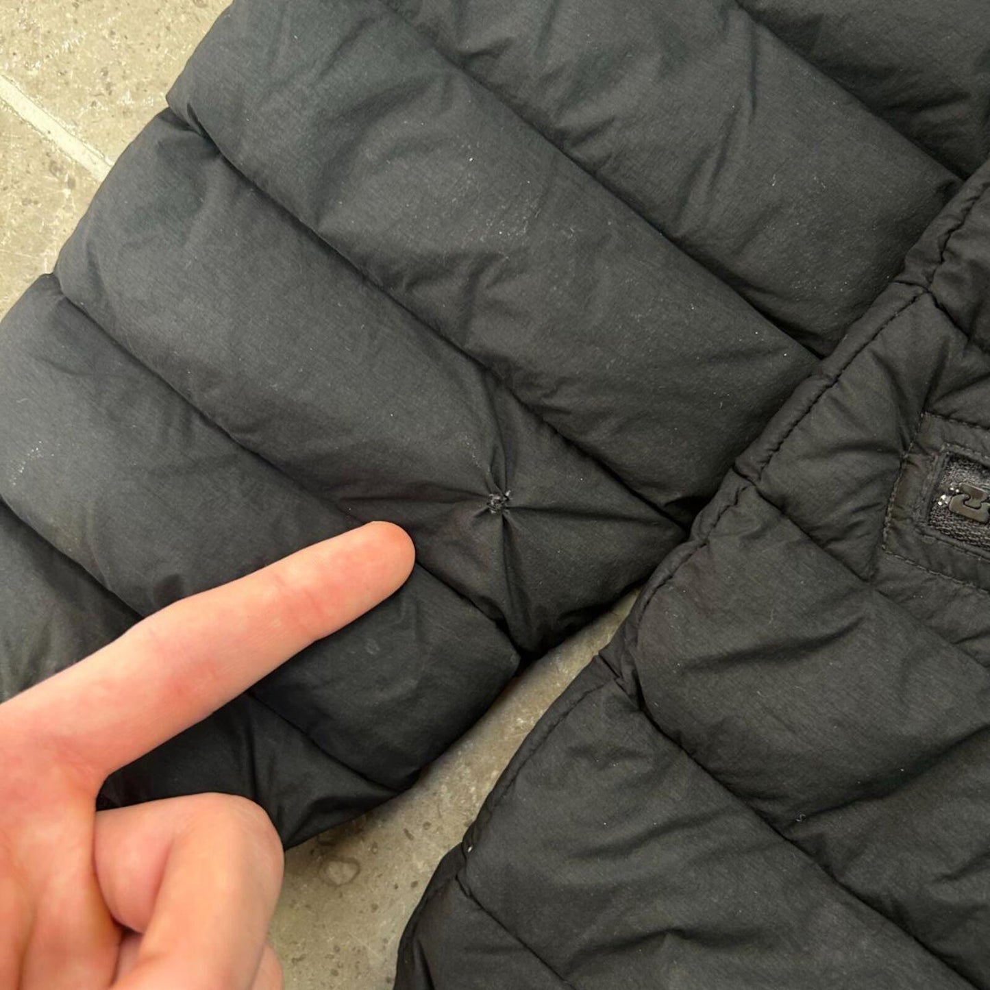 Stone Island Loom Woven Down Puffer Jacket M