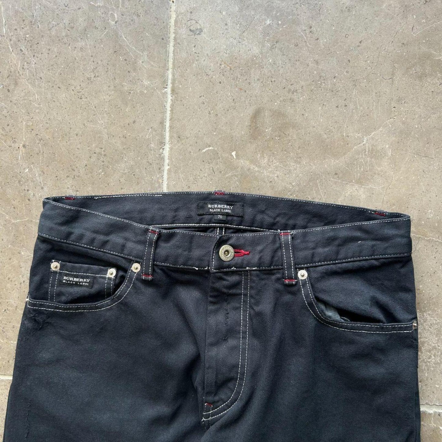 Vintage Burberry Black Label Relaxed Bootcut Jeans W30 L31