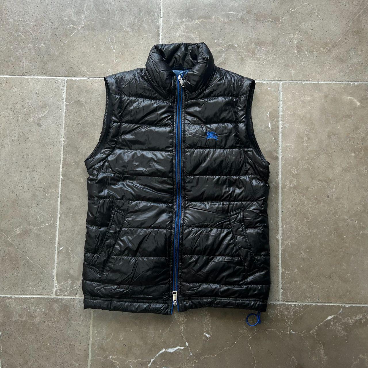 Vintage Burberry Black Label Puffer Jacket Black M