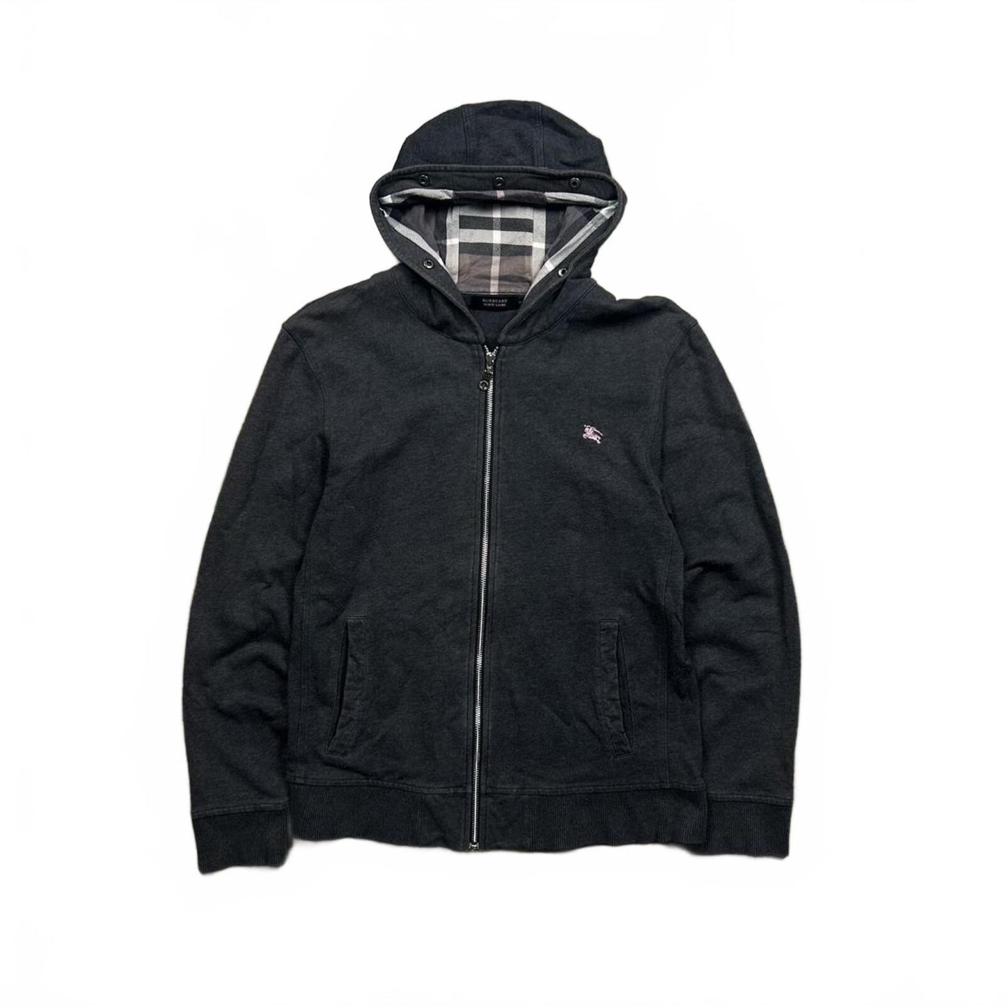 Burberry Black Label Nova Check Zip Up Hoodie M