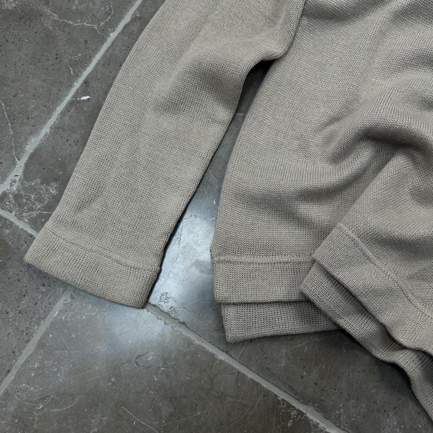 Vintage Armani Jeans Knitted Quarter Zip Jumper M