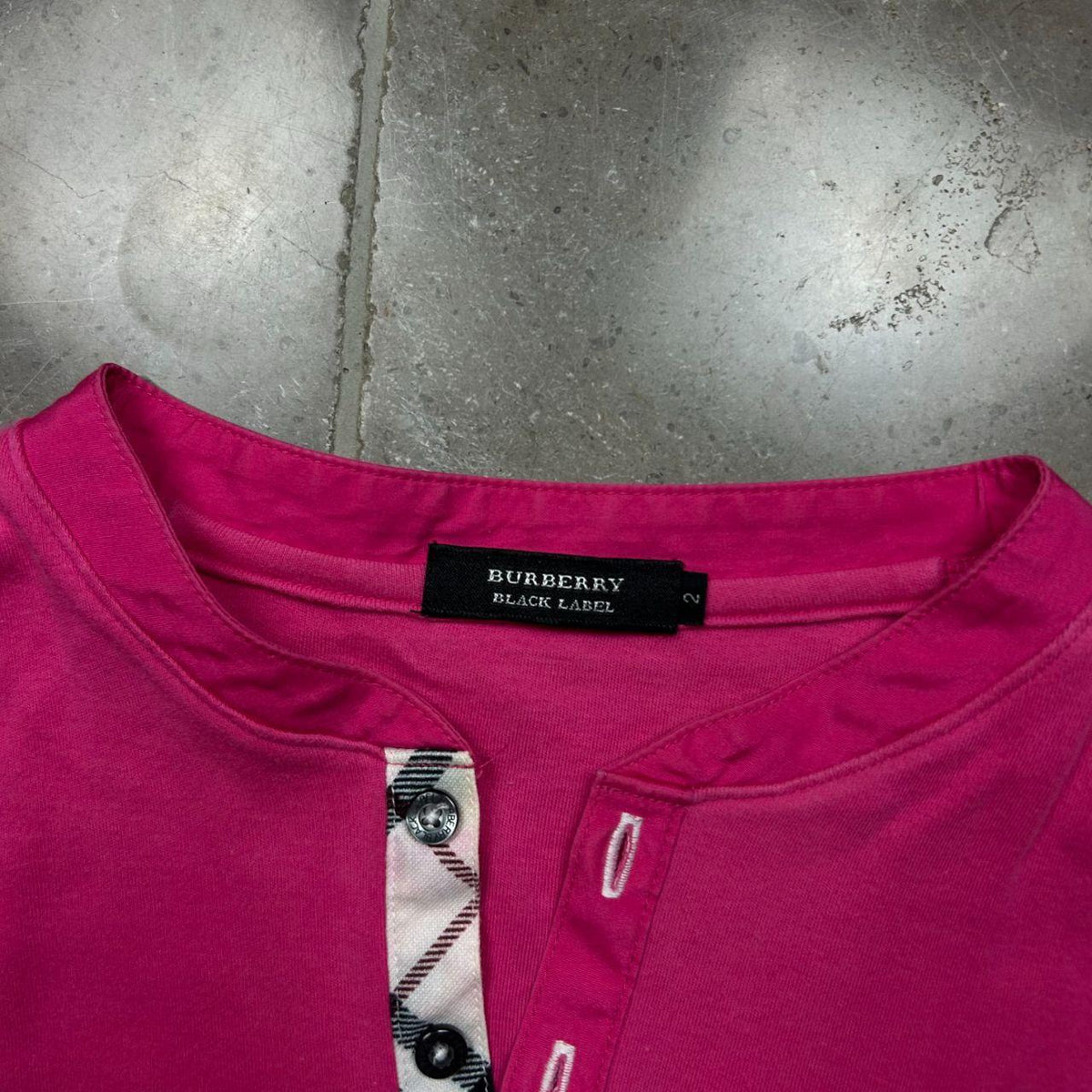 Burberry Black Label Henley T Shirt S