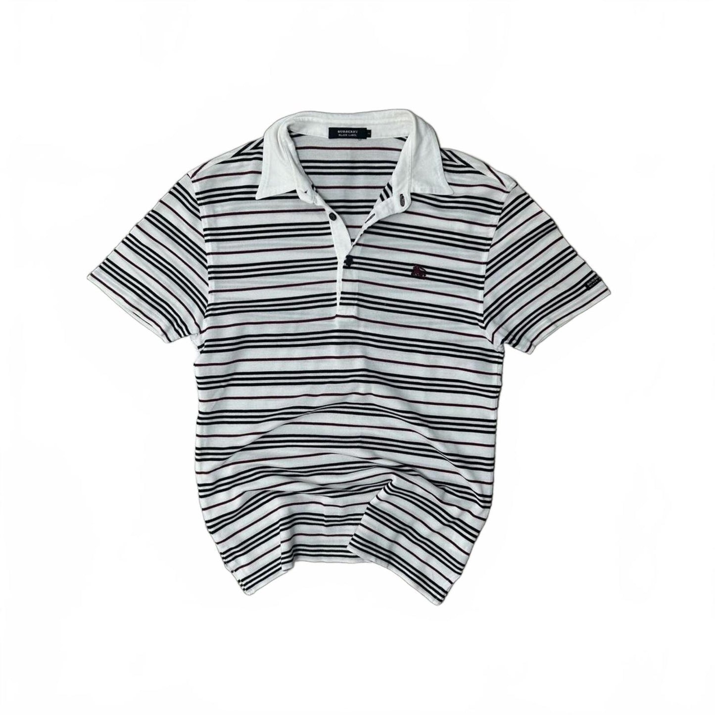 Burberry Black Label Striped Polo Shirt S