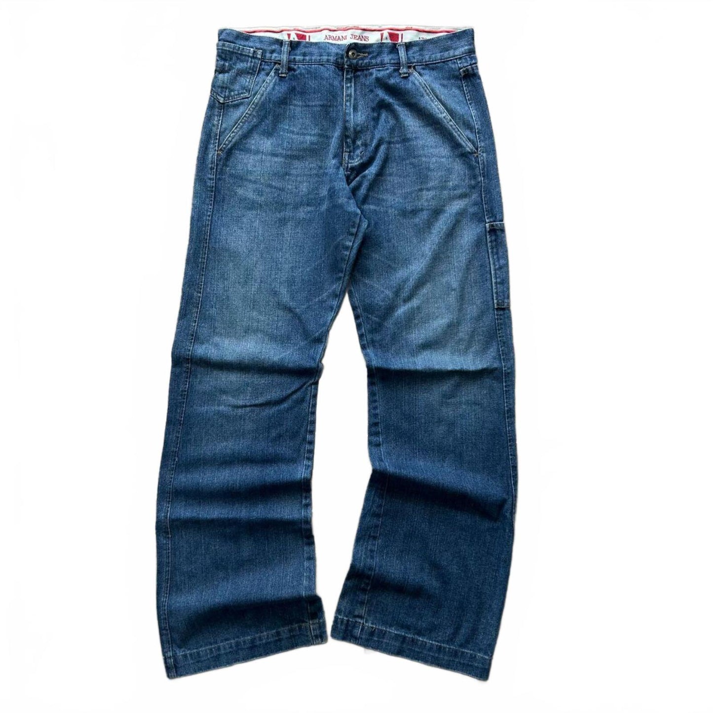 Vintage Armani Jeans Relaxed Bootcut / Flare Jeans W34 L34