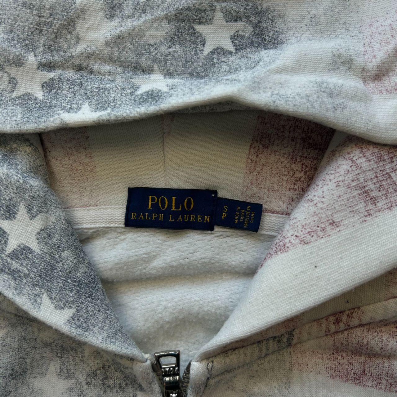 Women’s Ralph Lauren USA Flag Zip Up Hoodie S