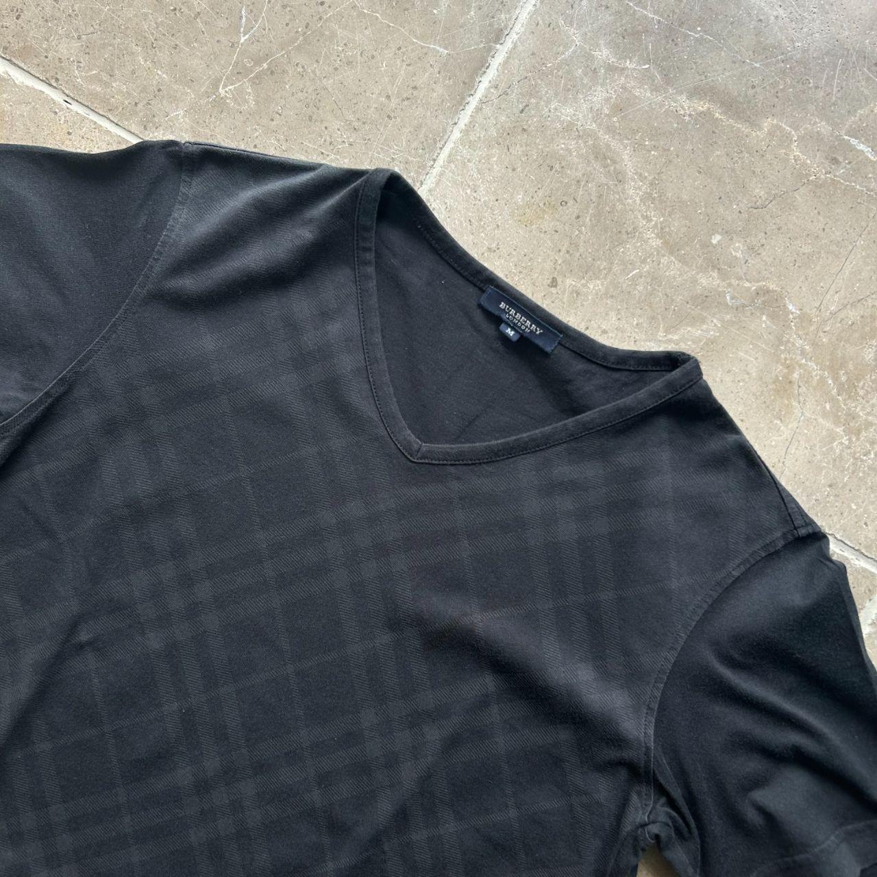 Burberry London V Neck Short Sleeve T Shirt M