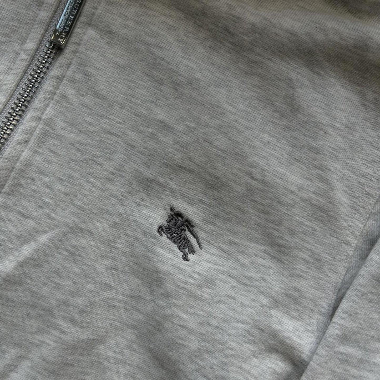Burberry Black Label Nova Check Fur Hood Zip Up Hoodie S