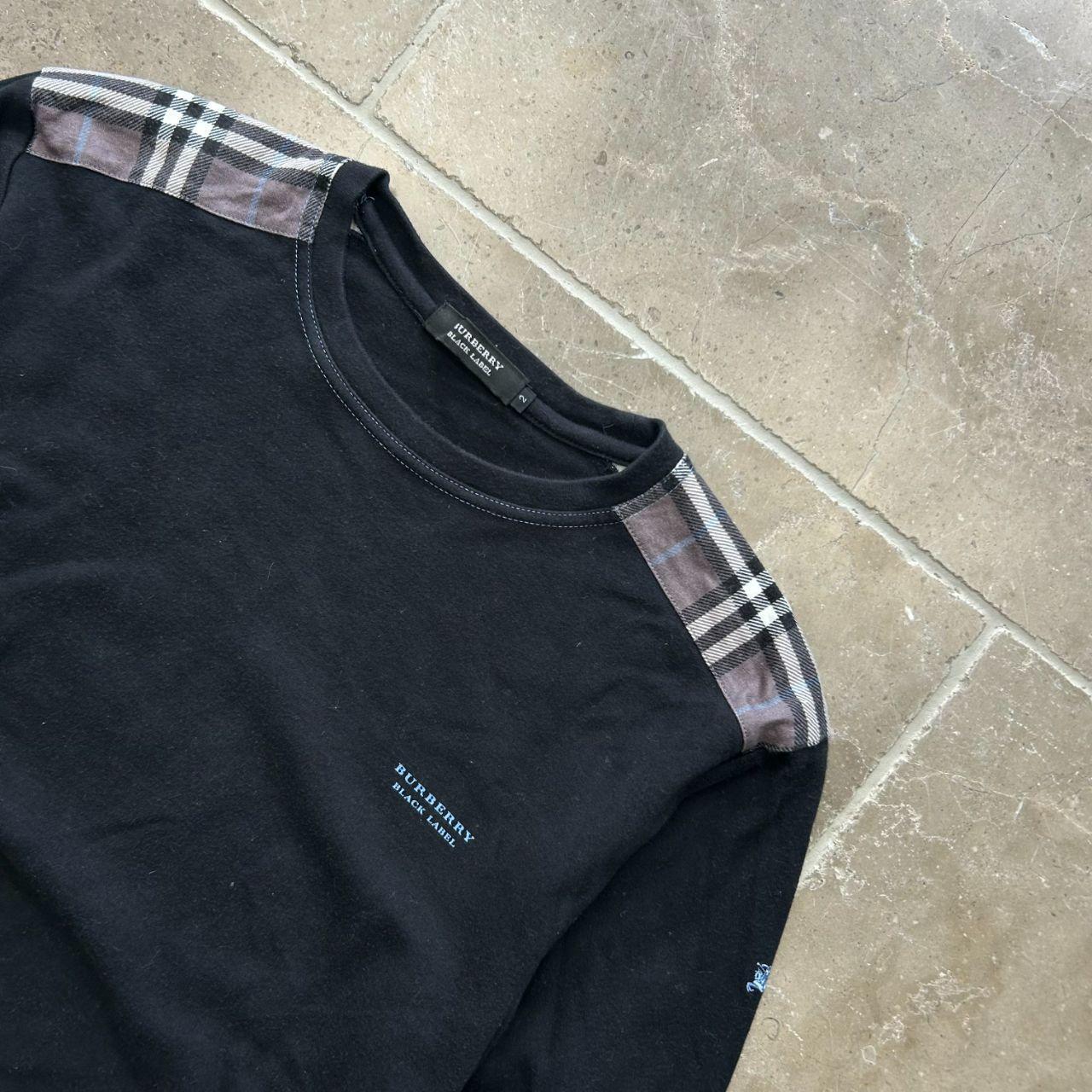 Burberry Black Label Nova Check Long Sleeve T Shirt S