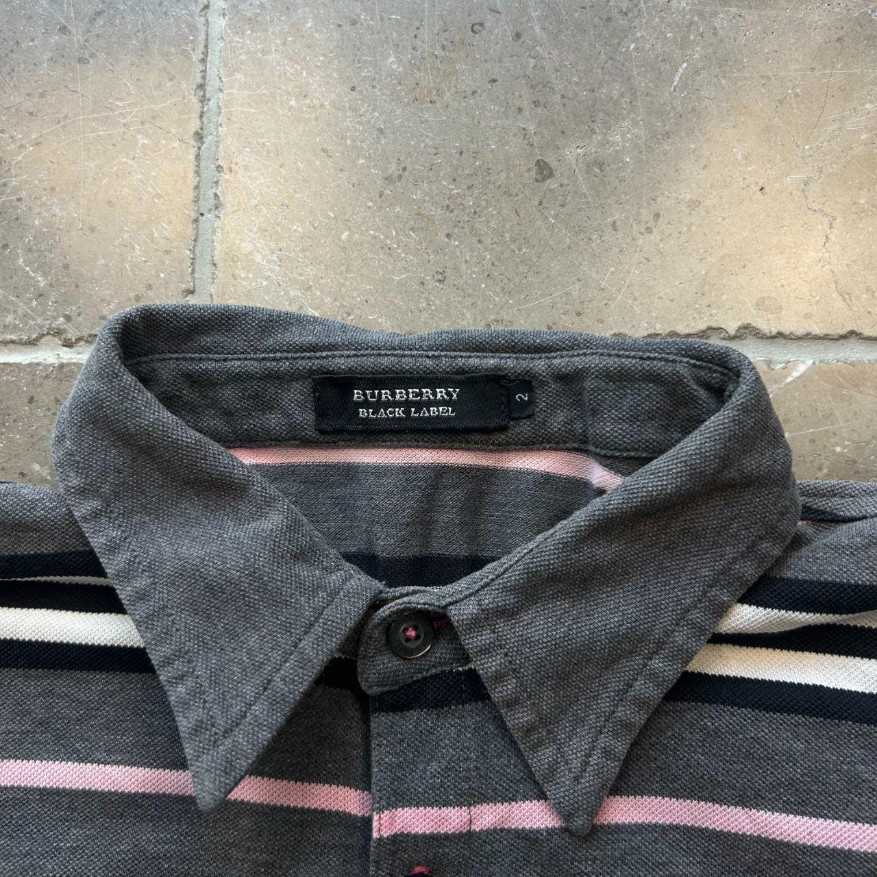 Burberry Black Label Striped Polo Shirt S