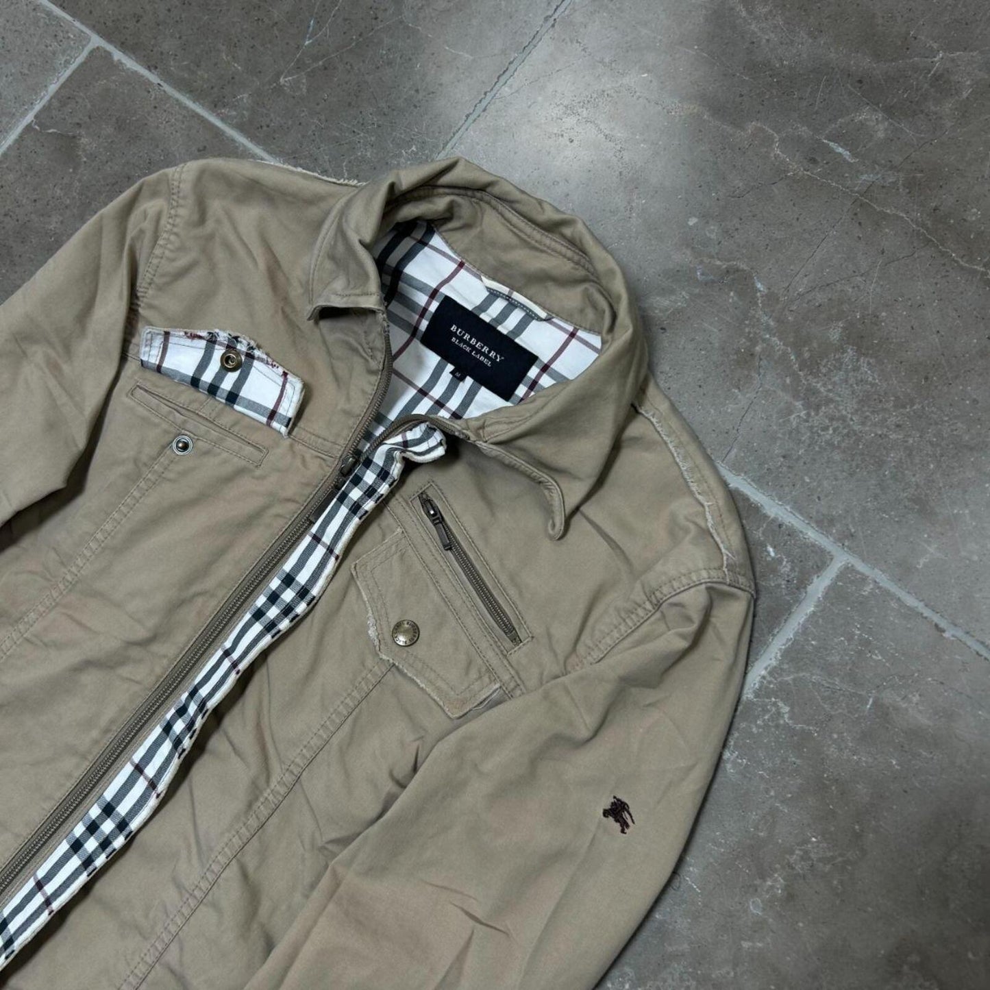 Burberry Black Label Military Utility Jacket / Over Shirt S