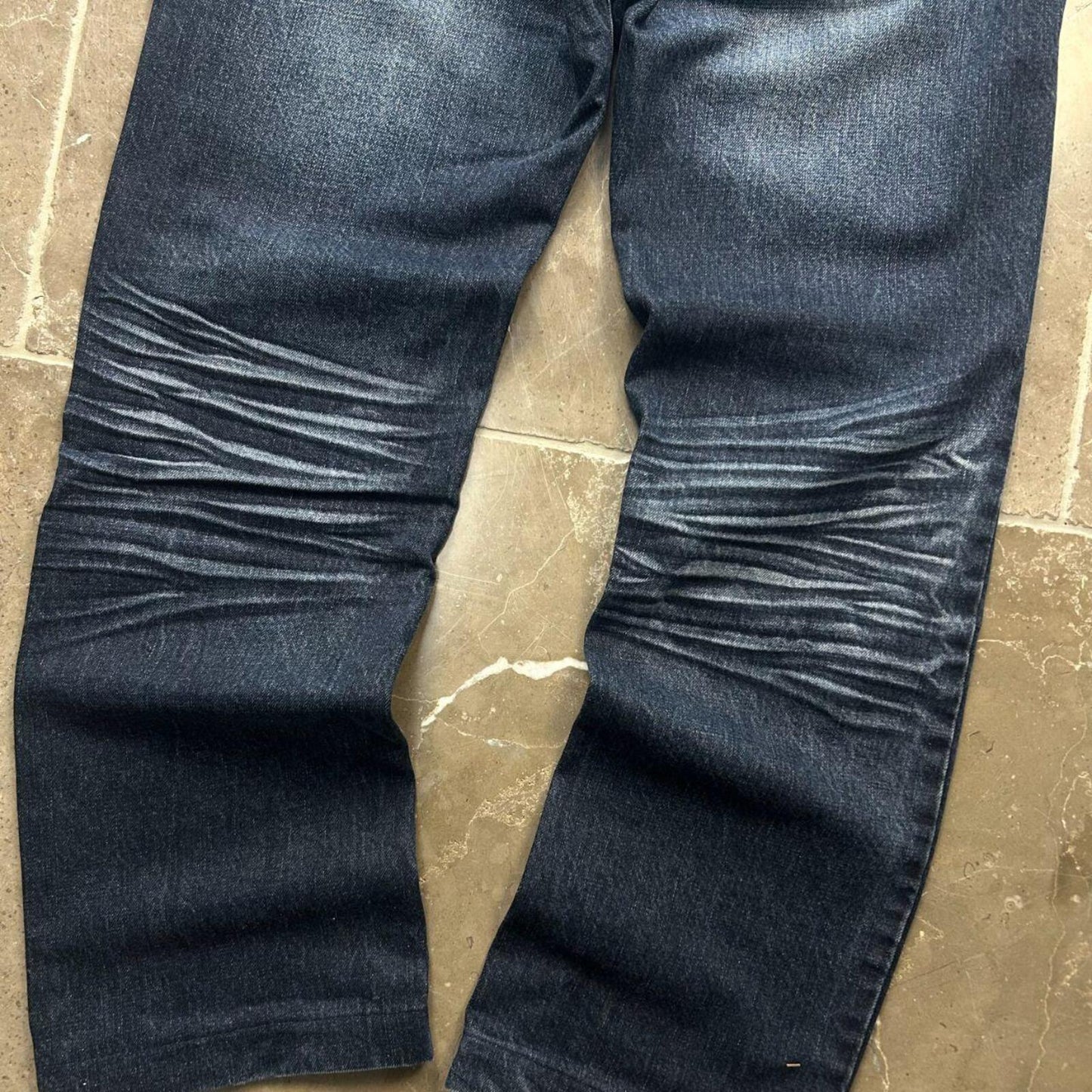 Vintage Emporio Armani Jeans Relaxed Straight Fit Logo Jeans W33 L29
