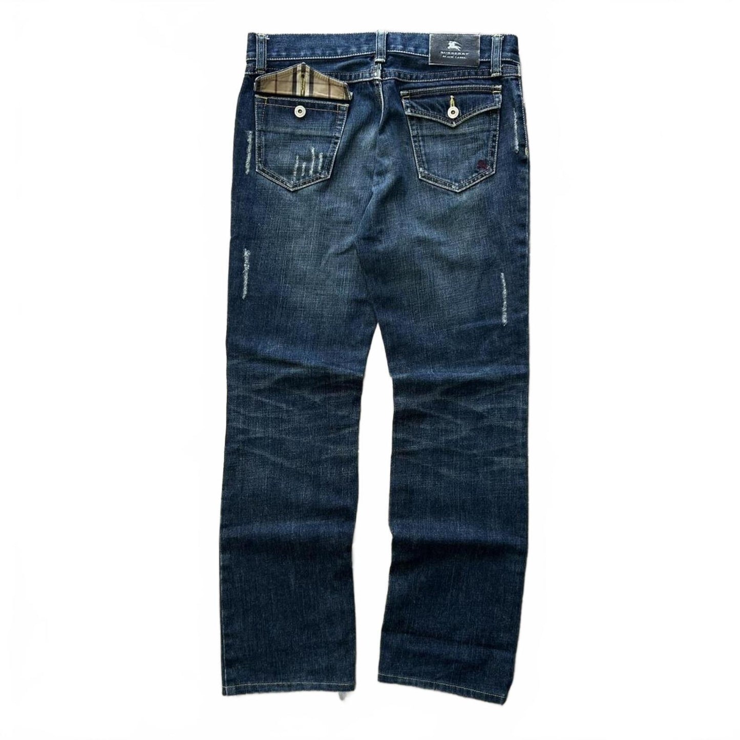 Vintage Burberry Black Label Relaxed Straight Jeans W30 L30