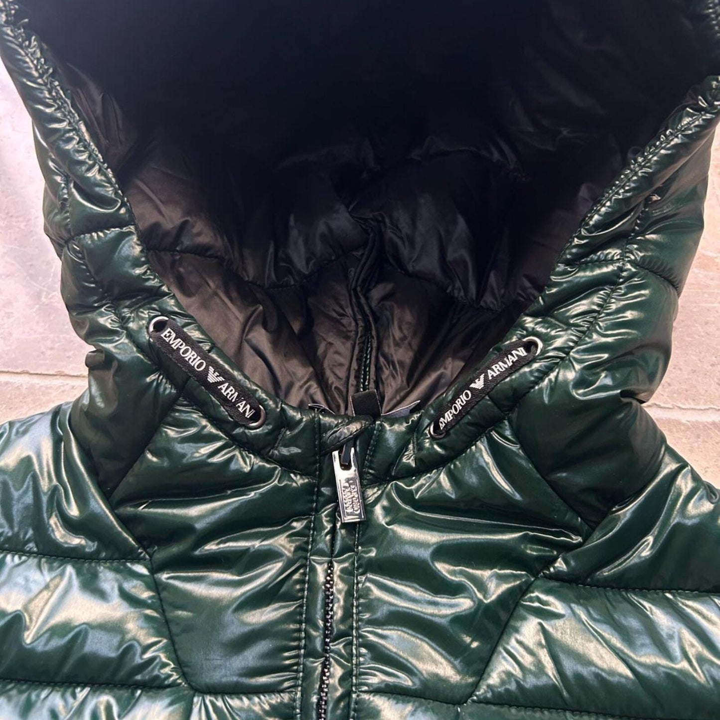 Emporio Armani Down Puffer Down Jacket Green S