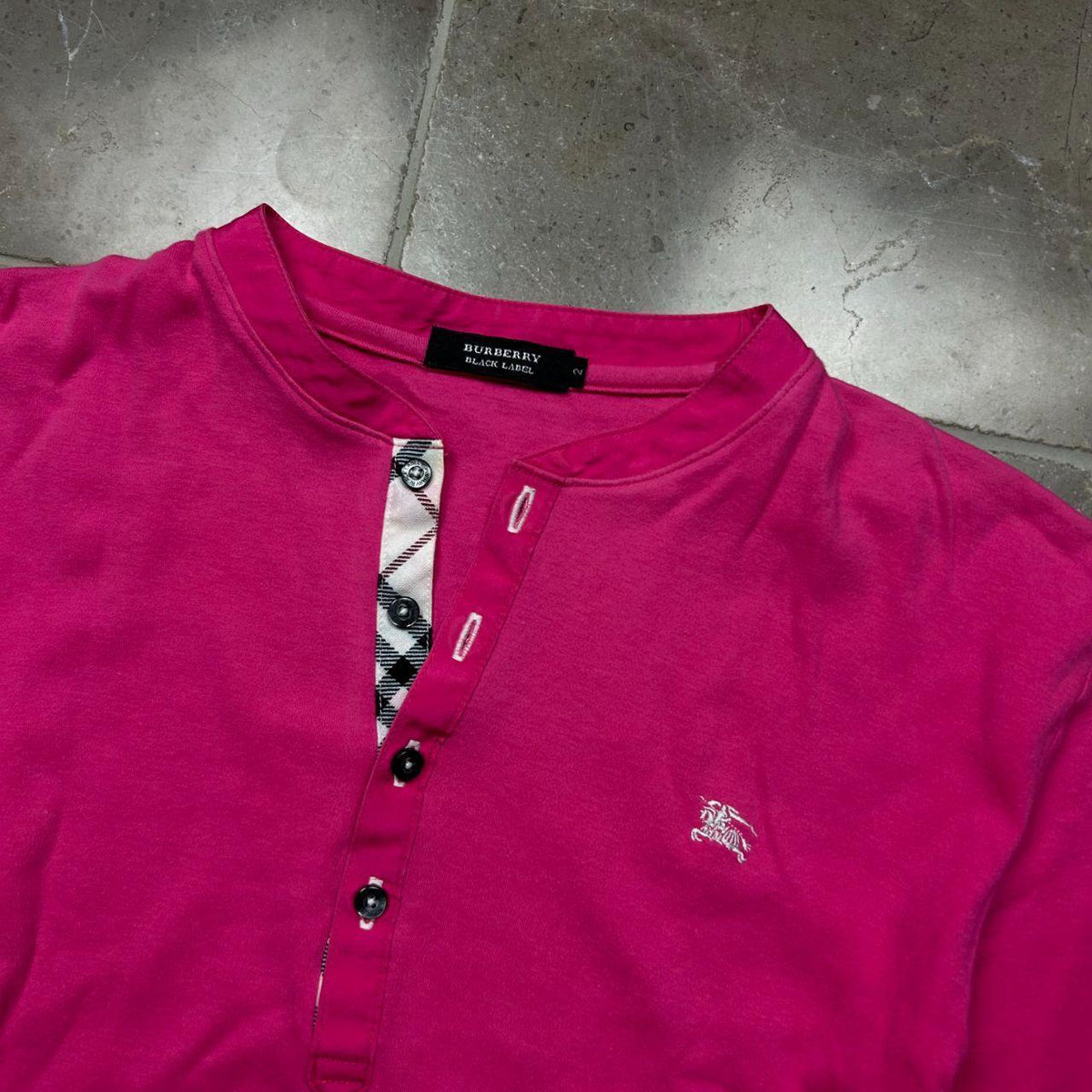 Burberry Black Label Henley T Shirt S