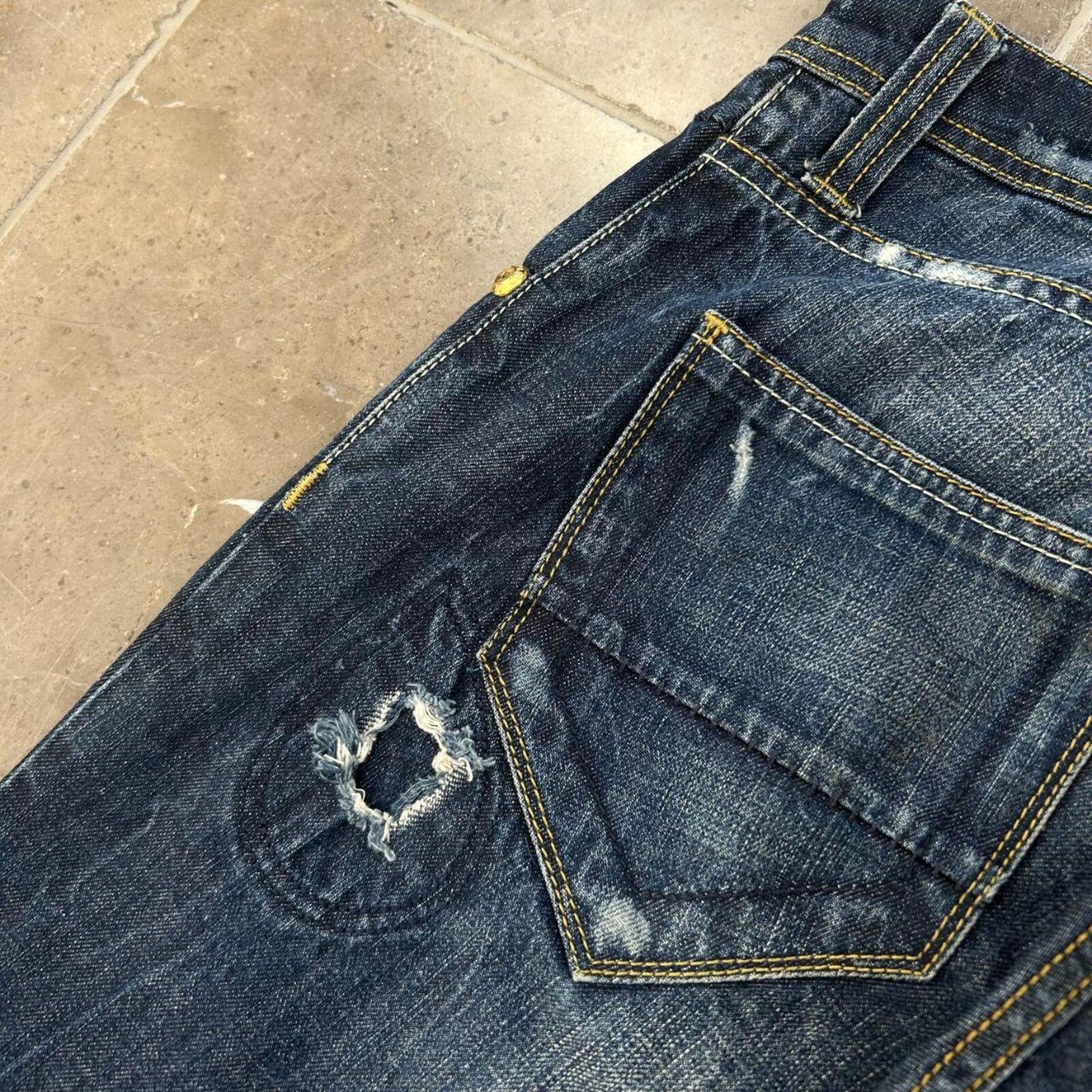 Vintage Emporio Armani Jeans Relaxed Straight Jeans W30 L31