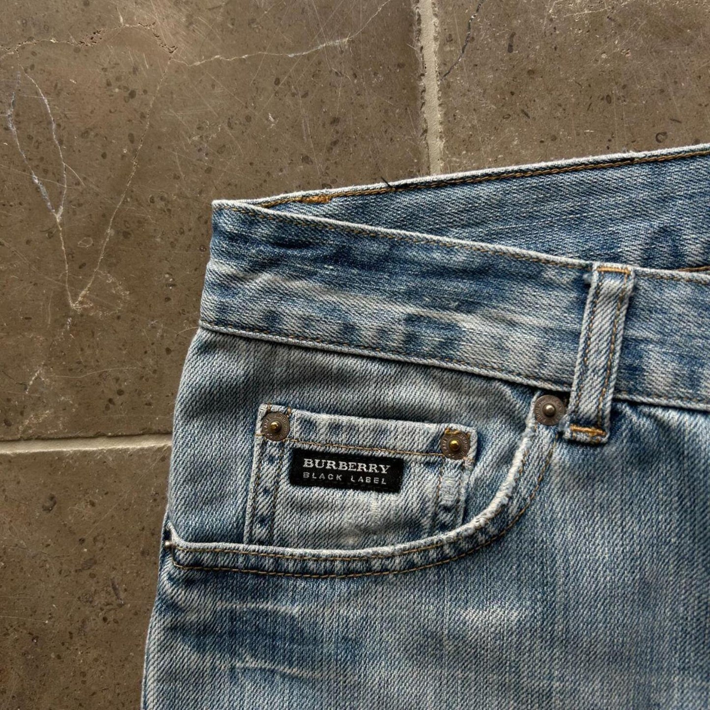 Vintage Burberry Black Label Relaxed Straight Jeans W32 L30