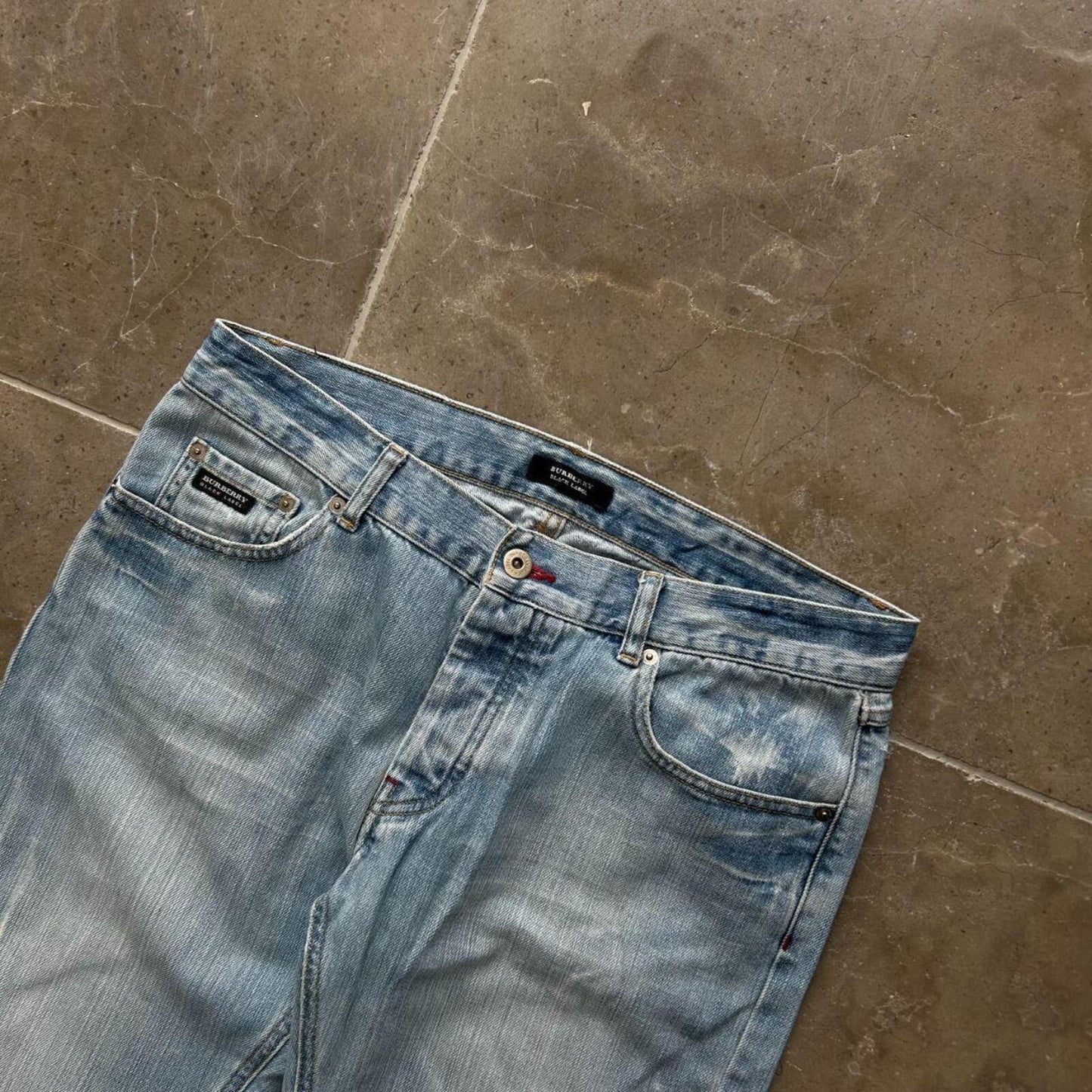 Vintage Burberry Black Label Relaxed Straight Jeans W32 L30