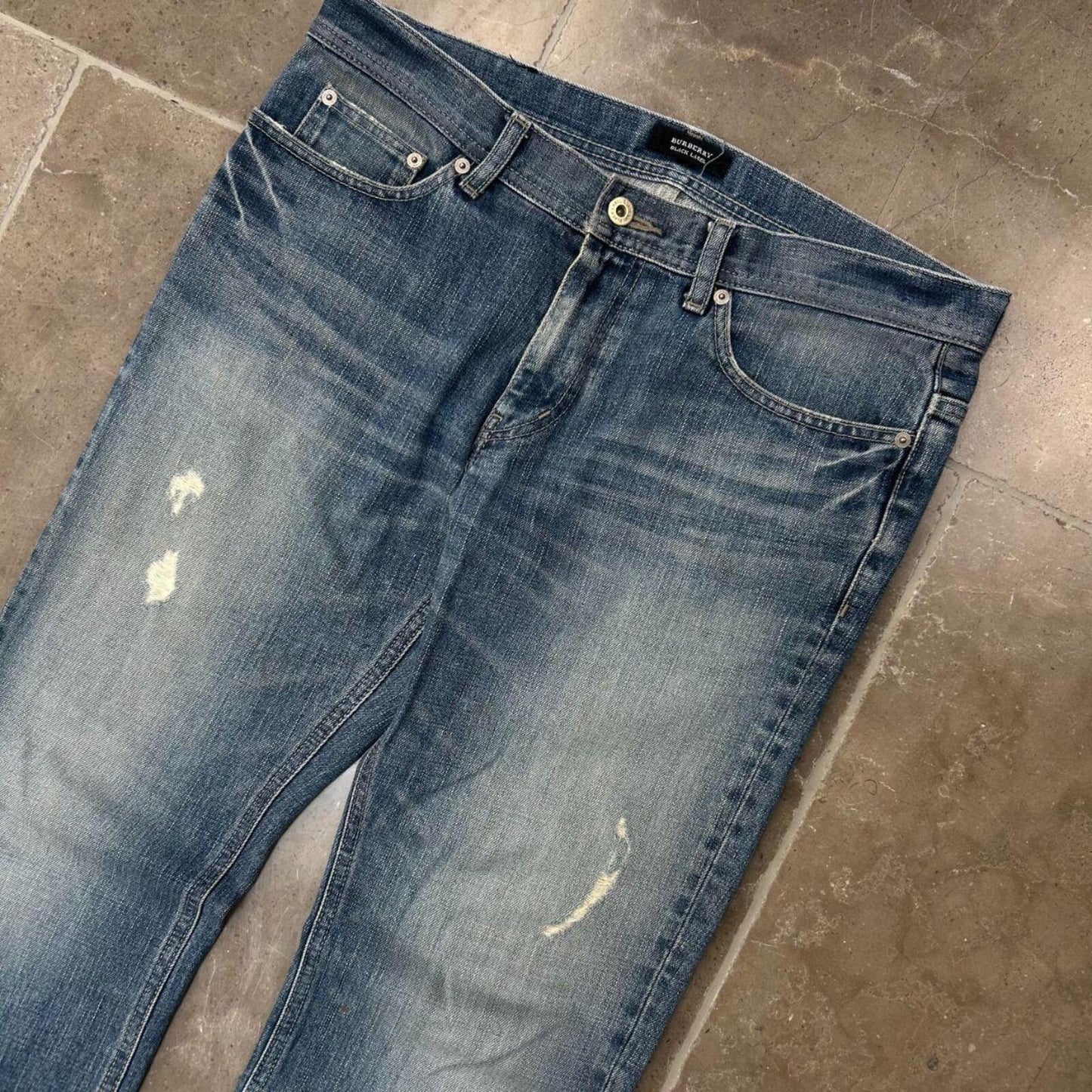Vintage Burberry Black Label Relaxed Straight Jeans W34 L29
