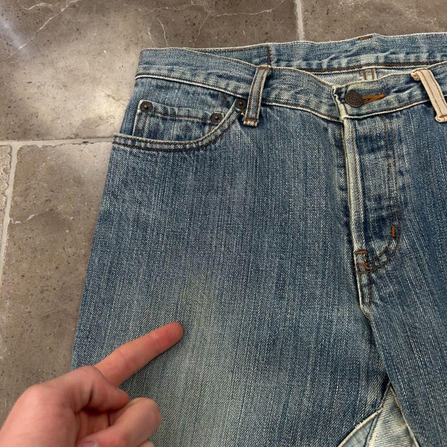 Hysteric Glamour Patchwork Flared Denim Jeans W30 L27
