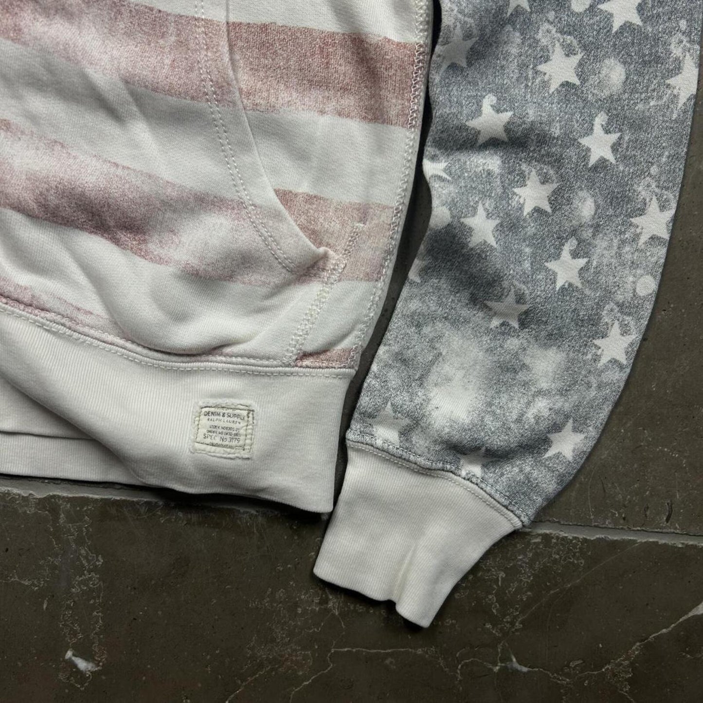 Ralph Lauren Denim and Supply USA Zip Up Hoodie XS