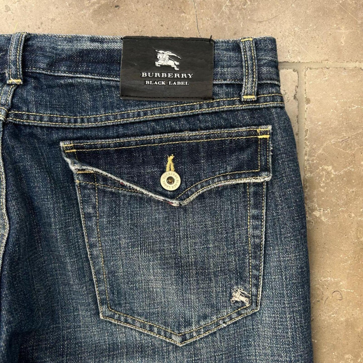 Vintage Burberry Black Label Relaxed Bootcut Jeans W32 L29