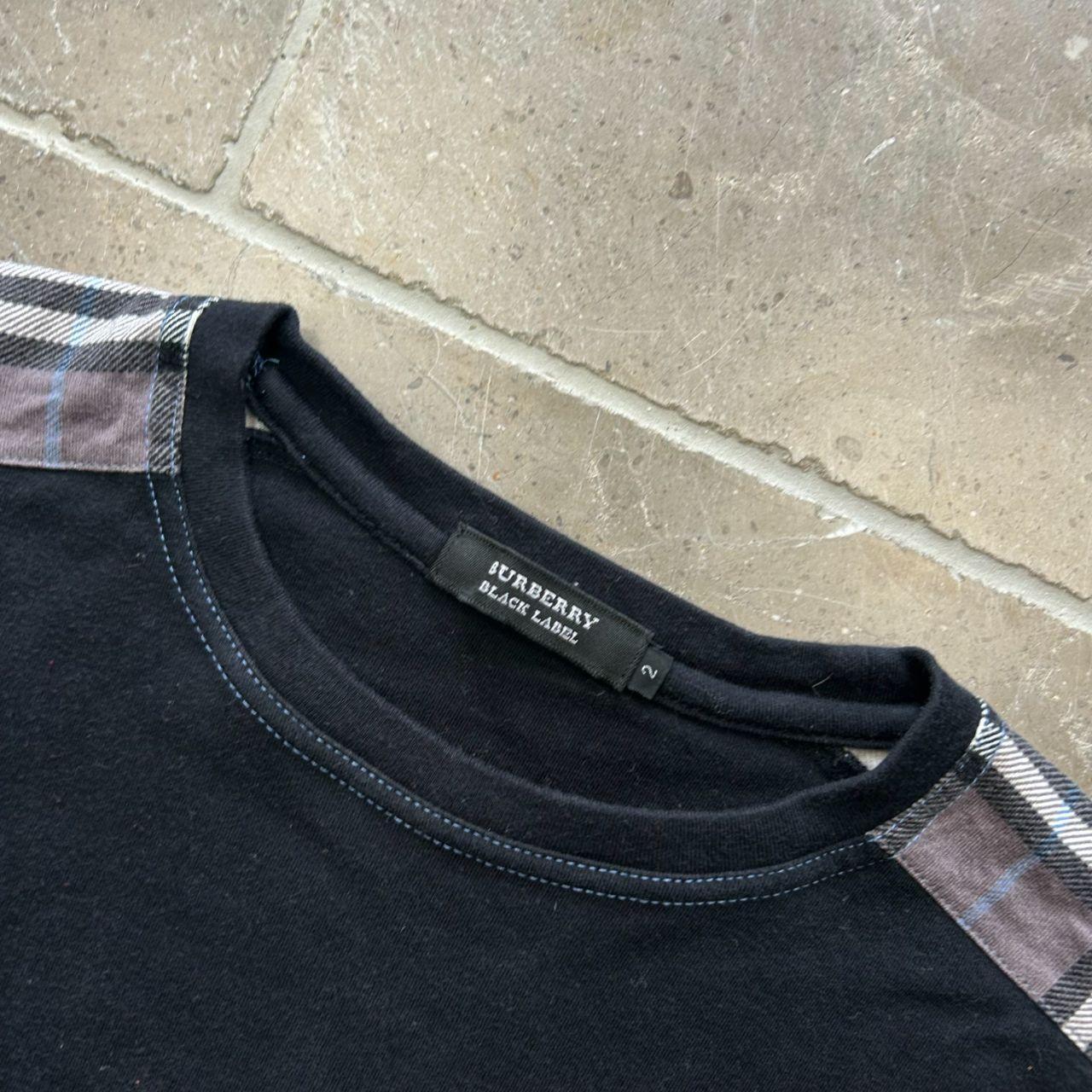 Burberry Black Label Nova Check Long Sleeve T Shirt S