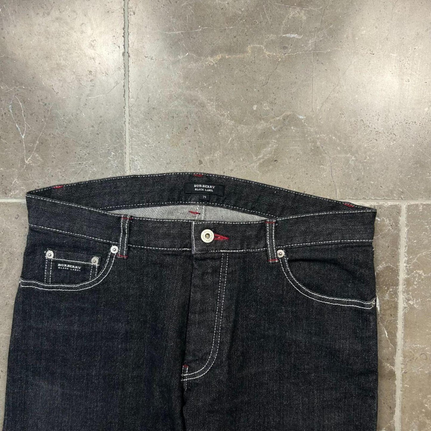 Vintage Burberry Black Label Relaxed Straight Jeans W32 L28