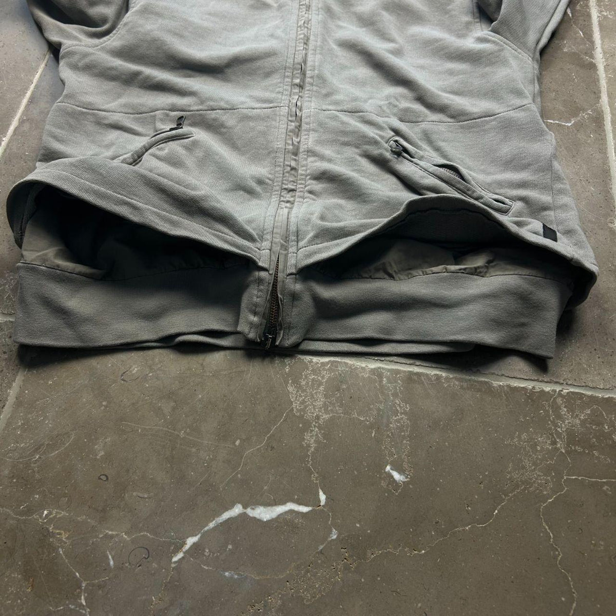 Emporio Armani Zip Up Jacket Hoodie Grey S
