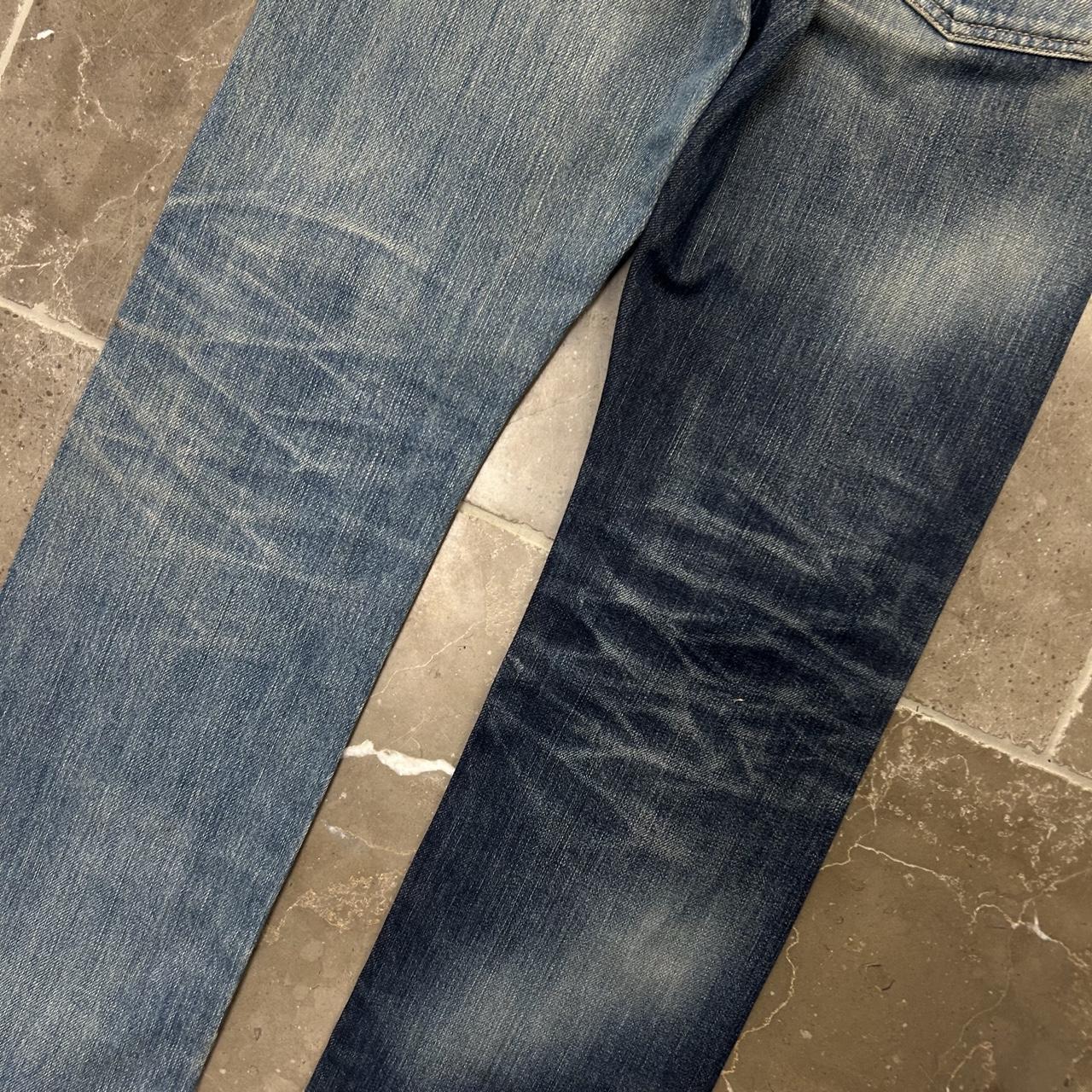 Hysteric Glamour Slim Skinny Studded Two Tone Selvage Denim Jeans W28 L32