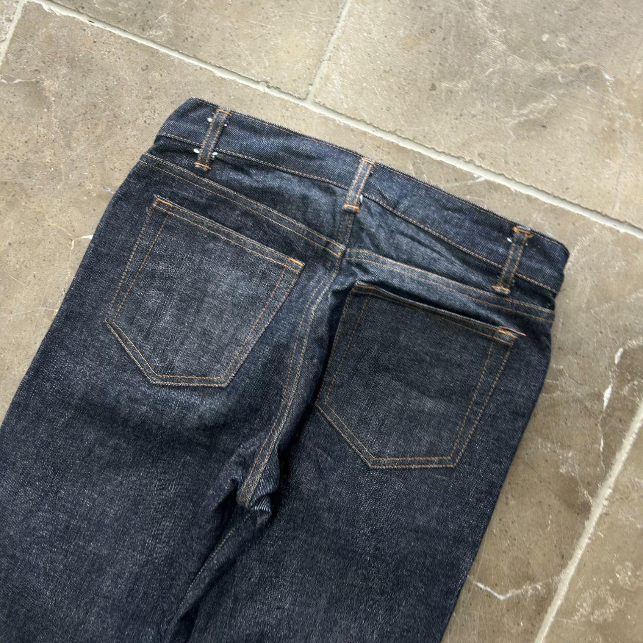 Vintage Burberry Blue Label Slim Straight Raw Denim Jeans W26 L35