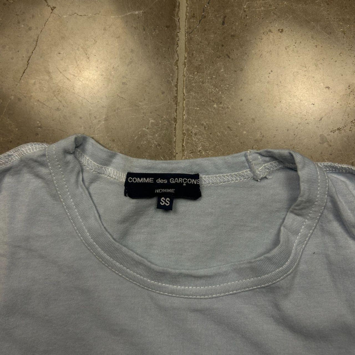 Comme Des Garcons Homme Plaid Pannel T-Shirt S