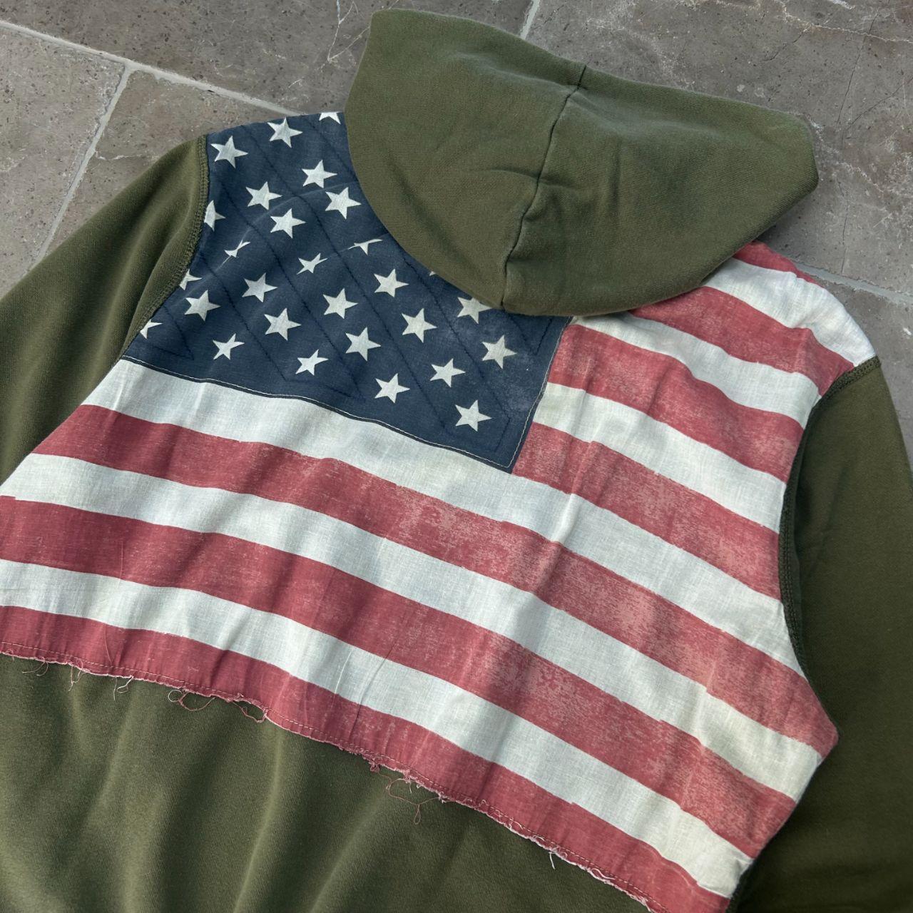Ralph Lauren Denim and Supply USA Zip Up Hoodie L