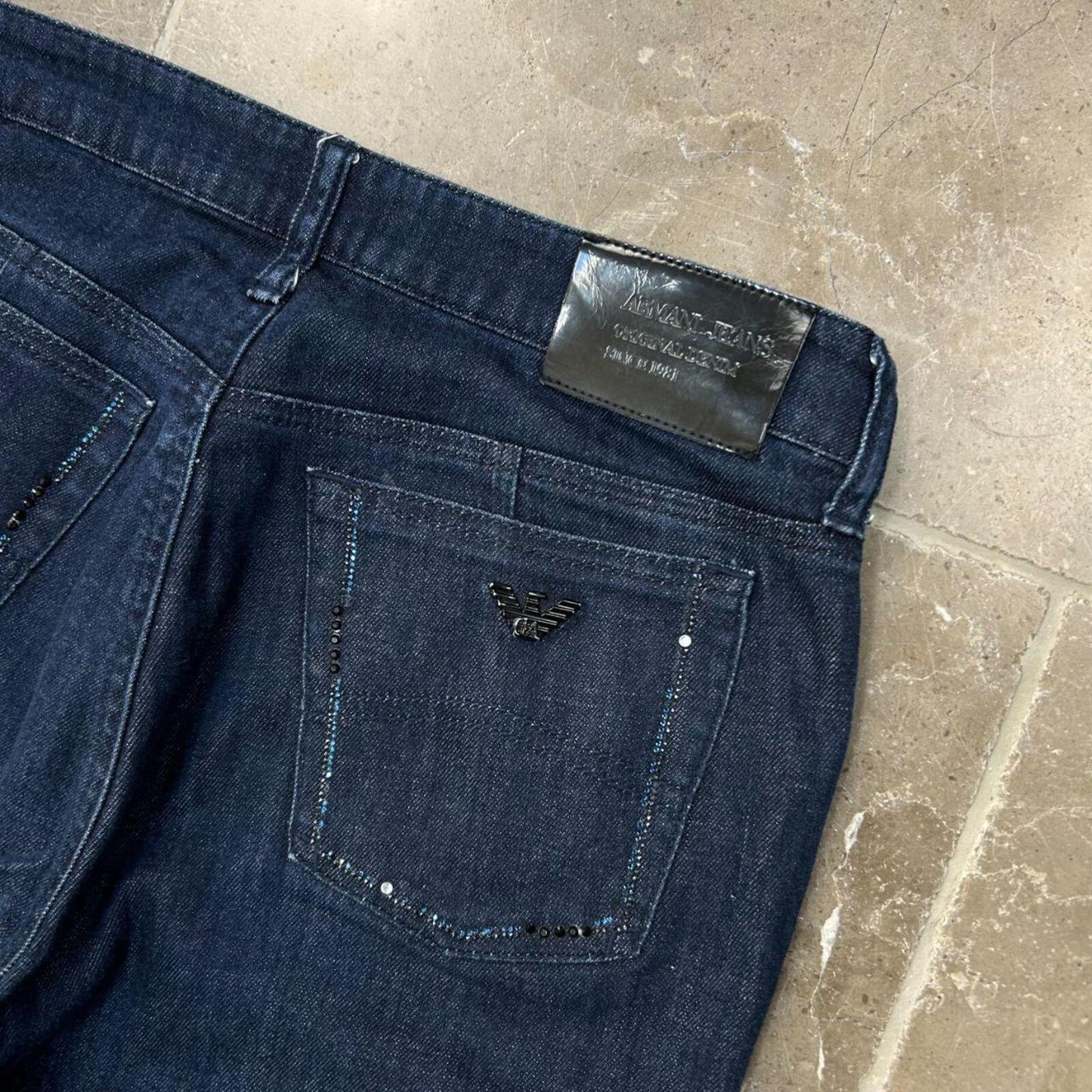 Vintage Armani Jeans Bootcut / Flared Jeans W30 L30