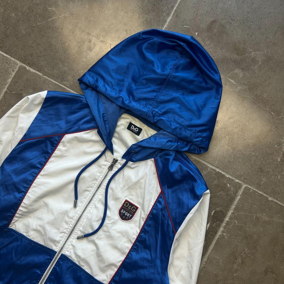 Dolce & Gabbana Hooded Lightweight Windbreaker Jacket S
