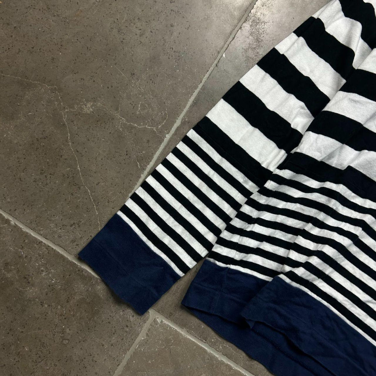 Comme des Garcons Black Striped Long Sleeve Shirt XS