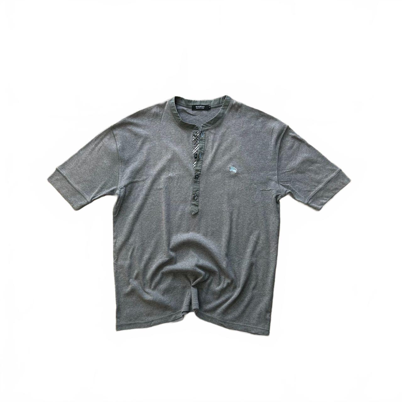 Burberry Black Label Nova Check Henley T Shirt M
