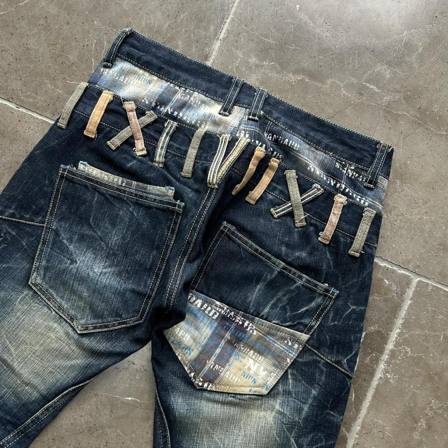 Vintage Japan Style Double Waisted Jeans W29 L30