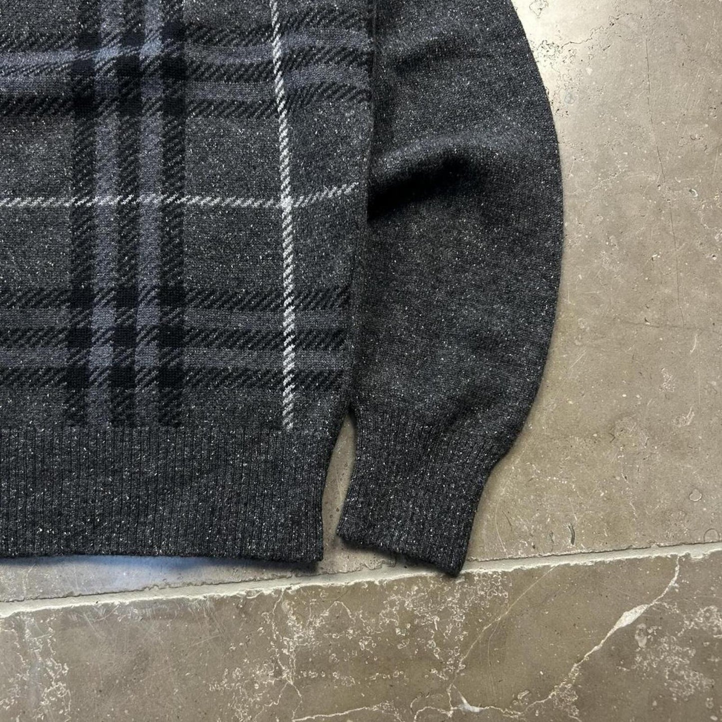 Burberry London Nova Check Knit Jumper M