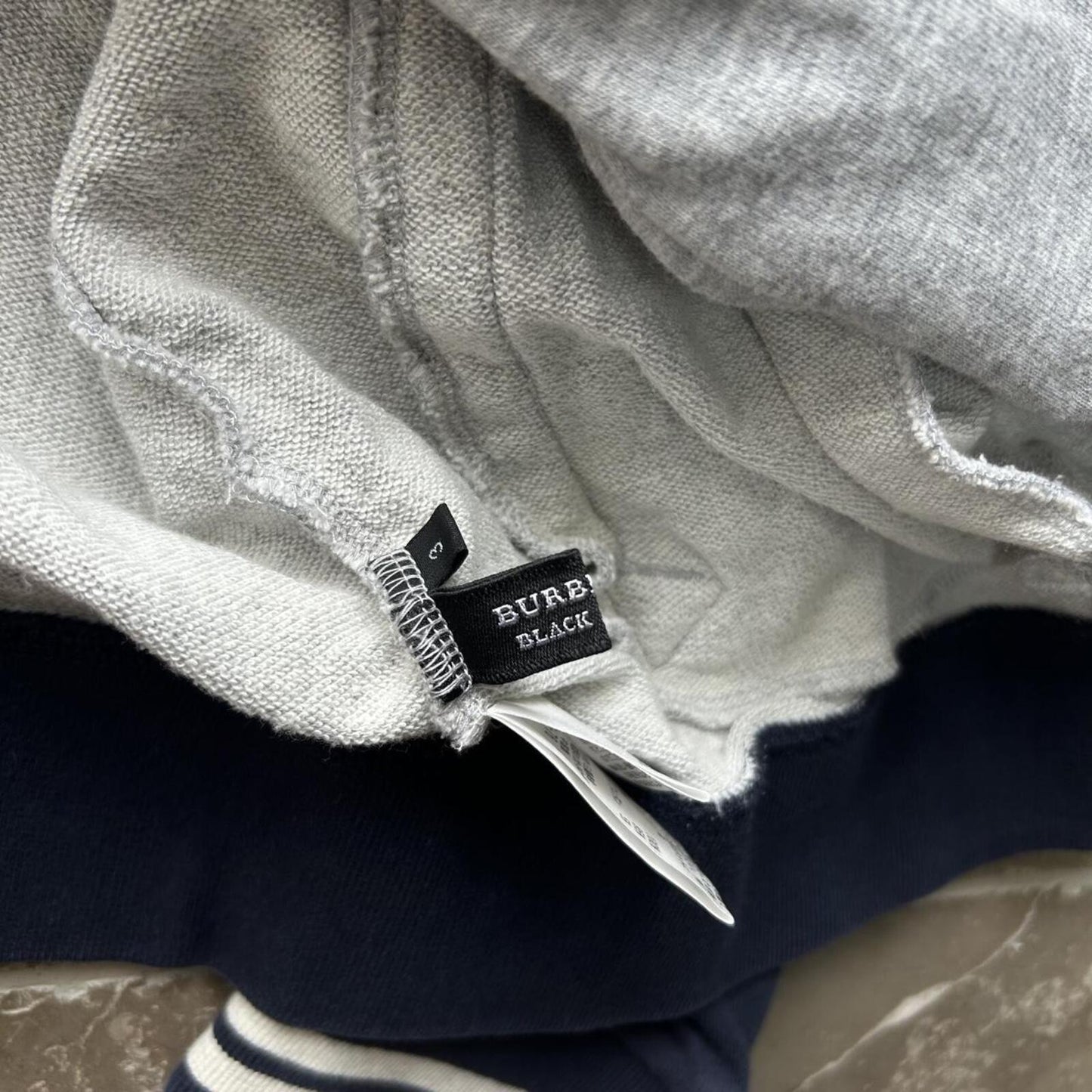 Burberry Black Label Varsity Jacket Grey M