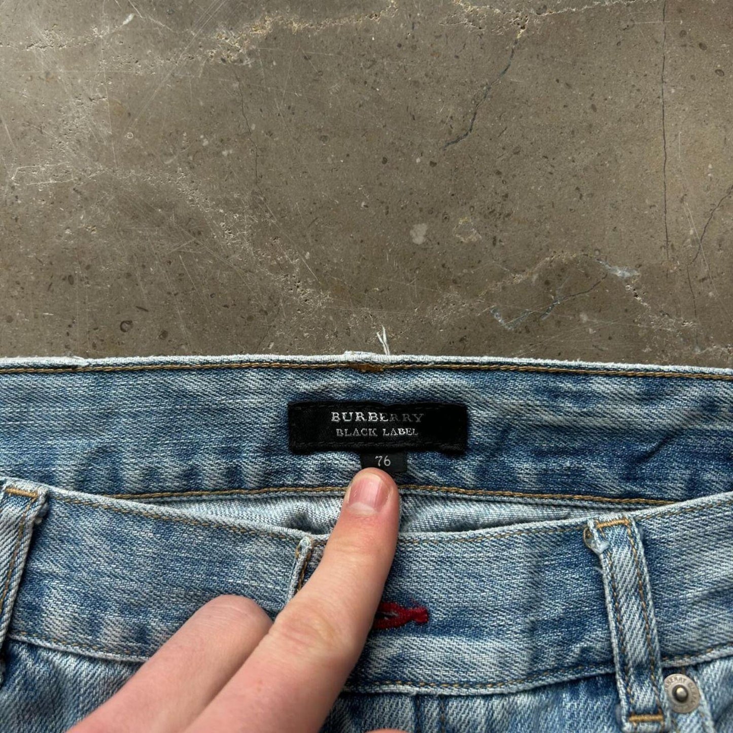 Vintage Burberry Black Label Relaxed Straight Jeans W32 L30