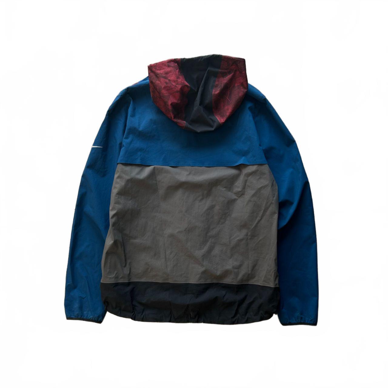 Nike x Undercover Gyakusou Blue Reflective 3M Hooded Windbreaker Jacket