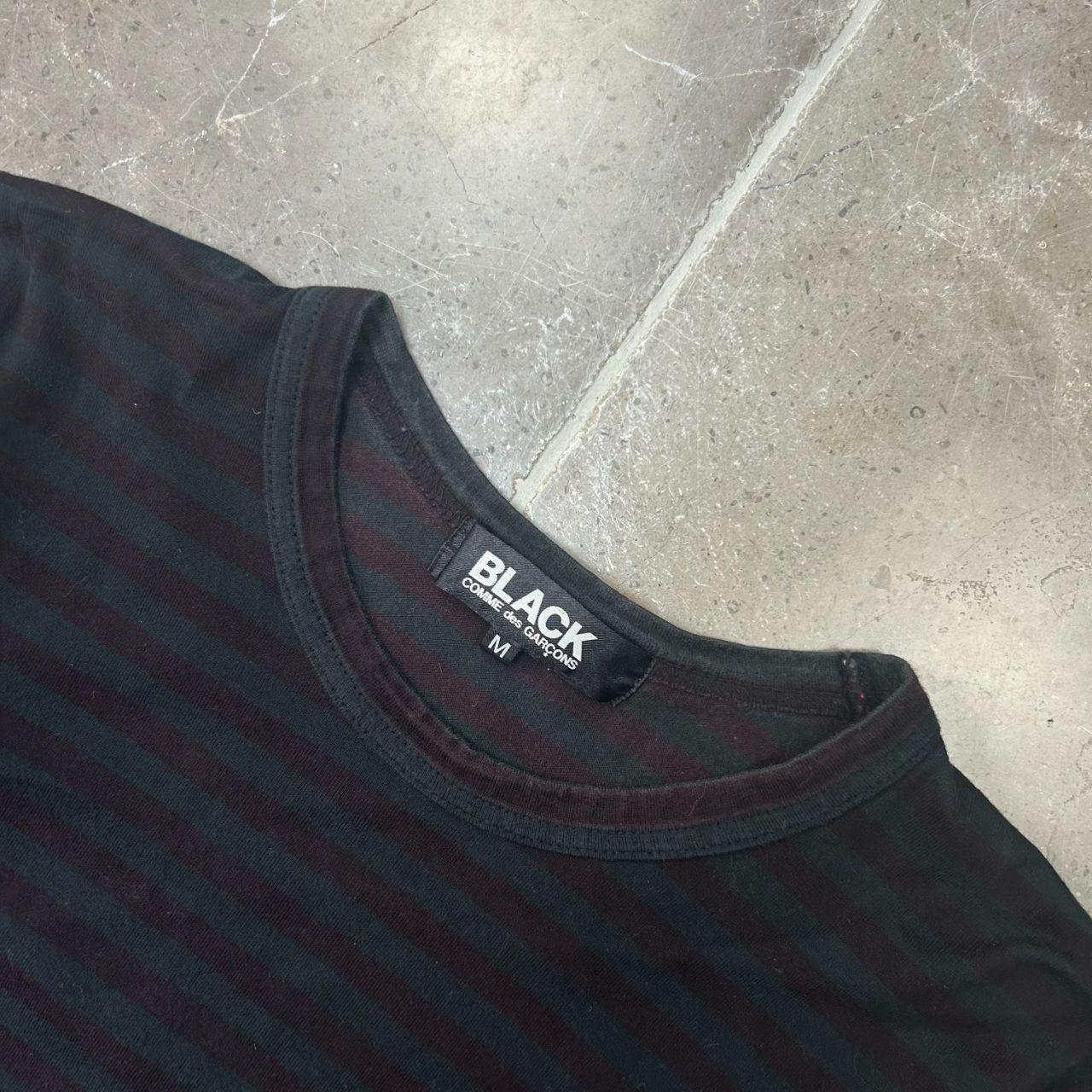 Comme Des Garcons Black Long Sleeve Gradient T Shirt S