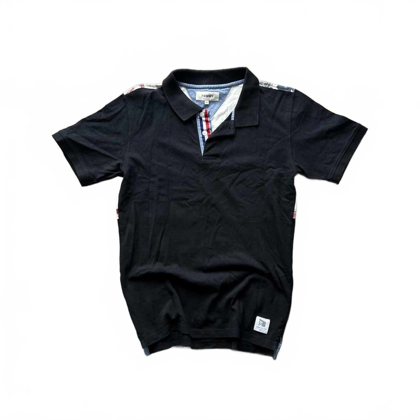 Tommy Hilfiger USA Polo Shirt Black M