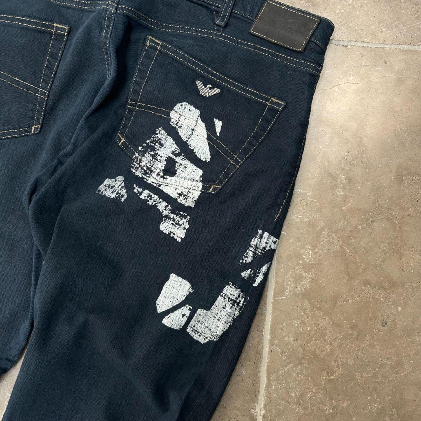 Vintage Armani Jeans Relaxed Straight Jeans W38 L29