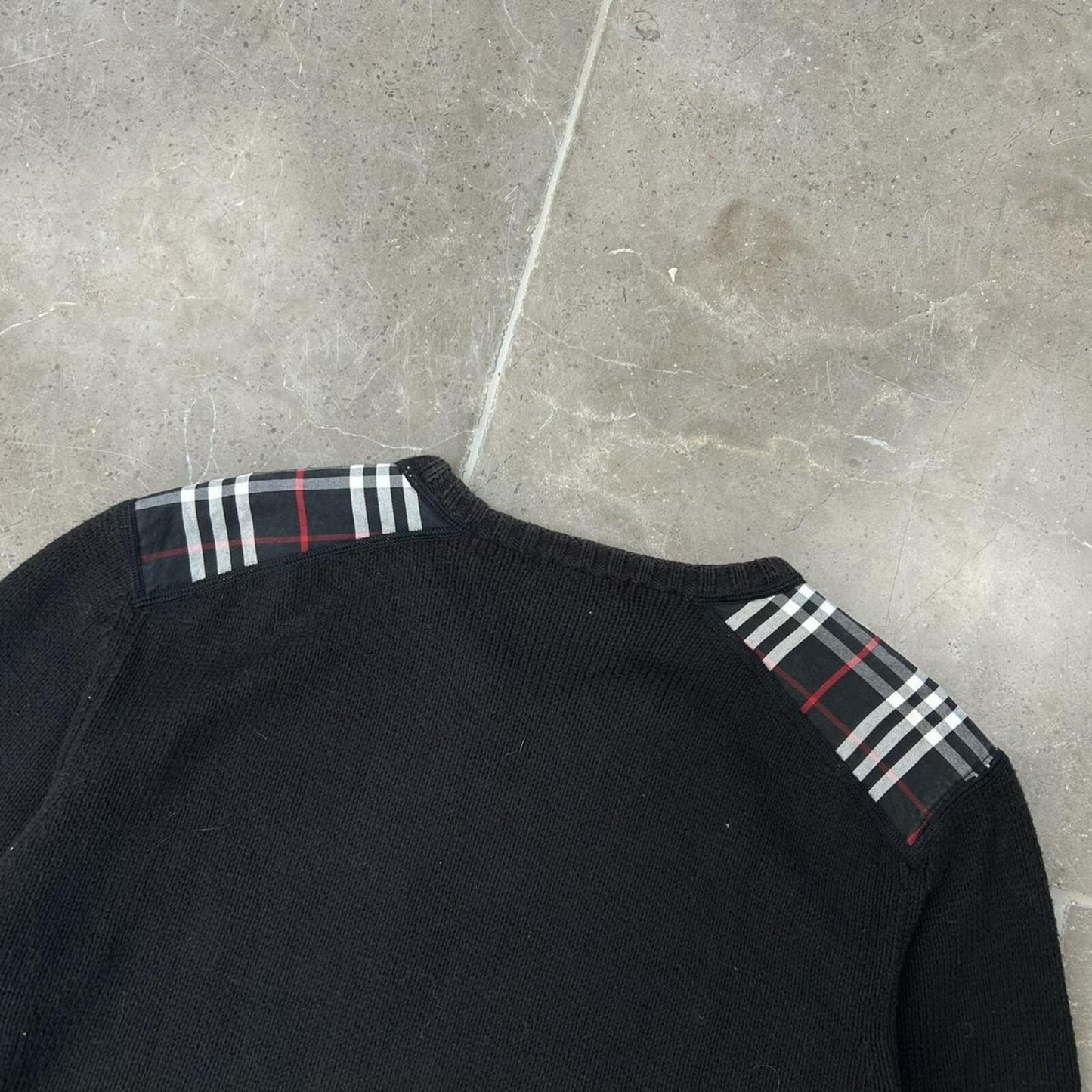 Burberry Black Label Nova Check Knit Jumper M